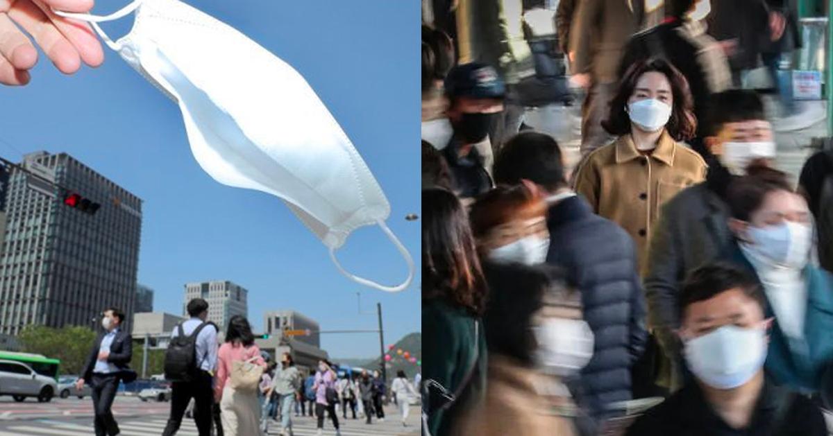 韩国9/26起全面解除户外口罩令