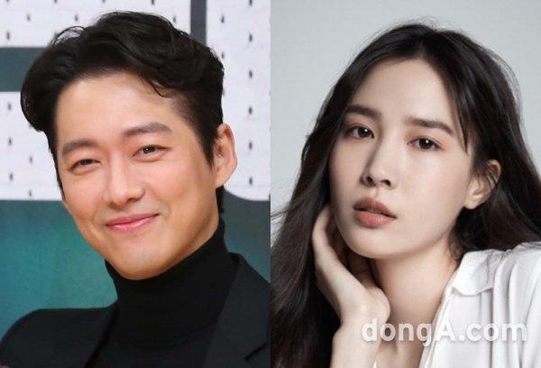 韓国俳優ナムグン・ミンとモデルのチン・アルム。