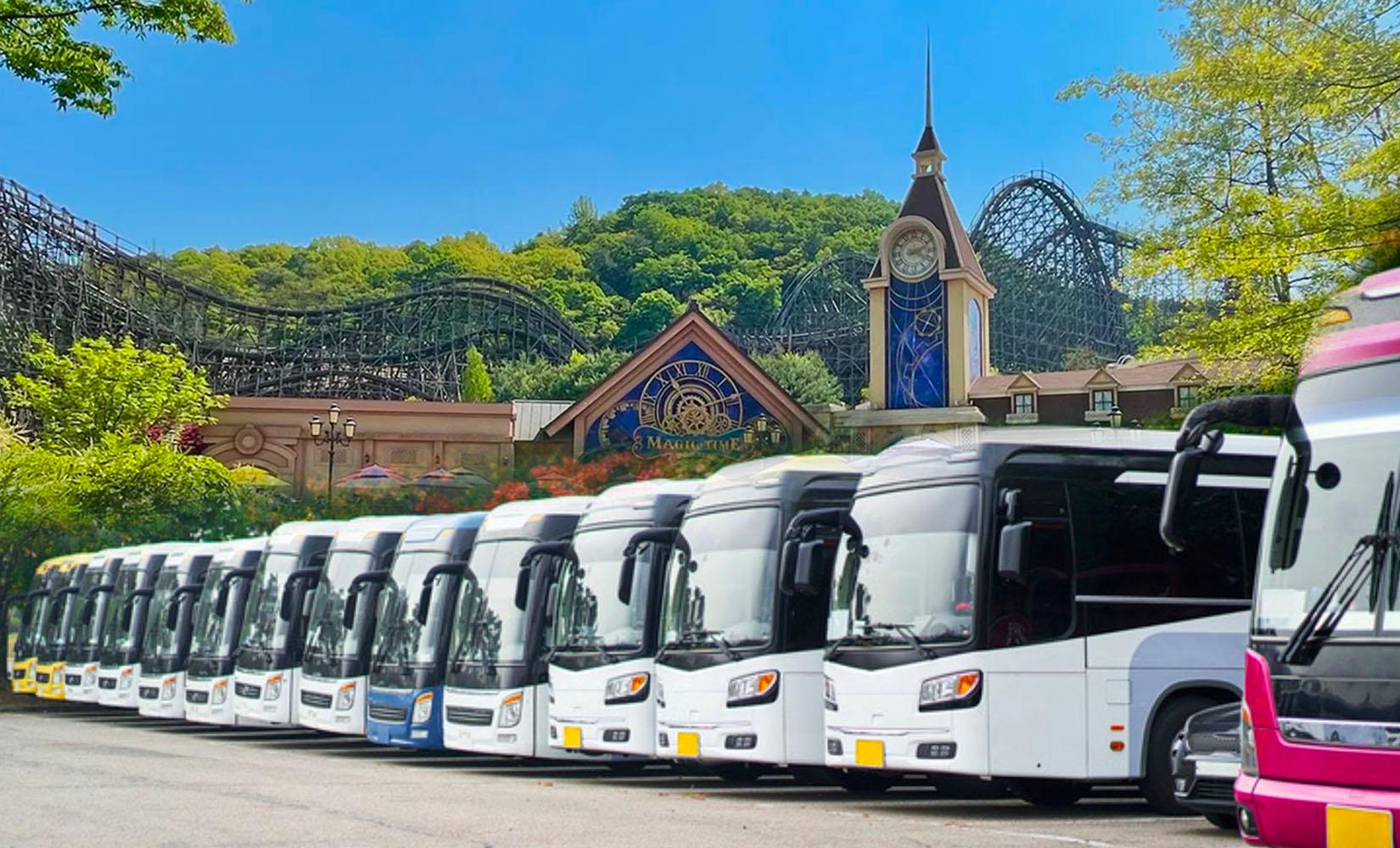 Xe buýt đưa đón khứ hồi Seoul - Everland & Caribbean Bay: Khởi hành hàng ngày