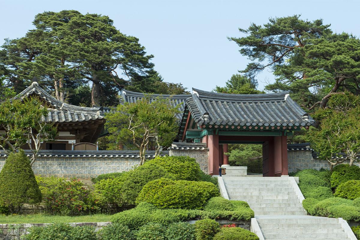 Ohjukheon, la antigua casa de Sinsaimdang, un sitio de significancia cultural en Gangneung.