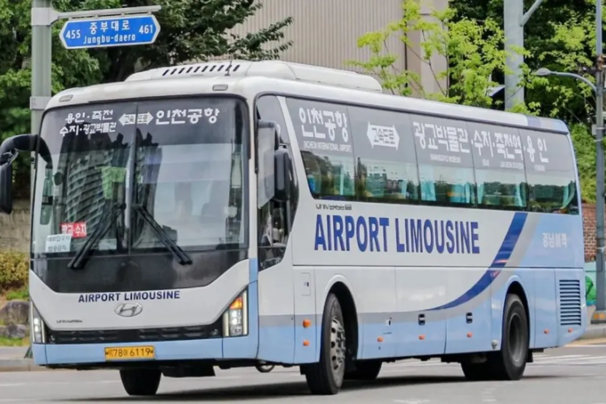How long the airport bus takes from Incheon Airport
