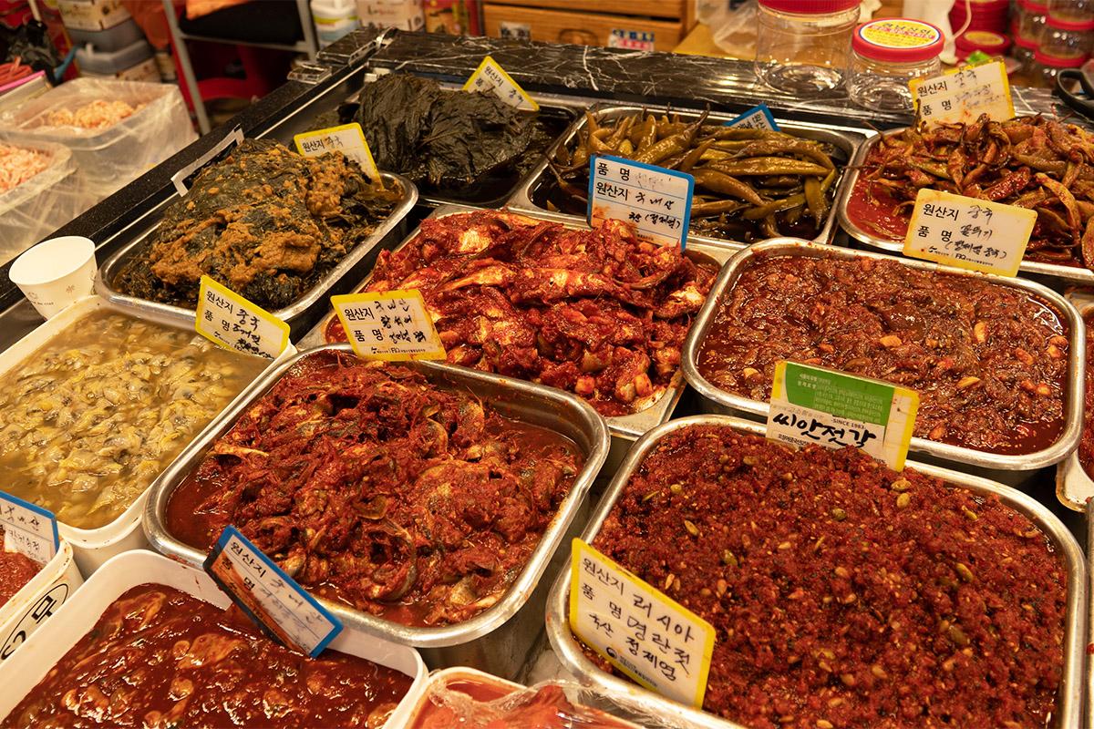 韓國傳統市場 魚醬
