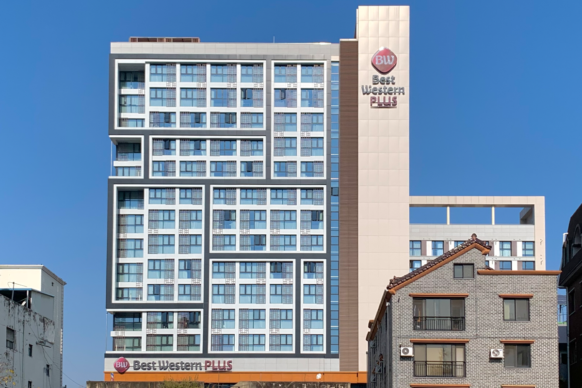 Toàn cảnh mặt tiền của Best Western Plus Jeonju Hotel, Jeonju