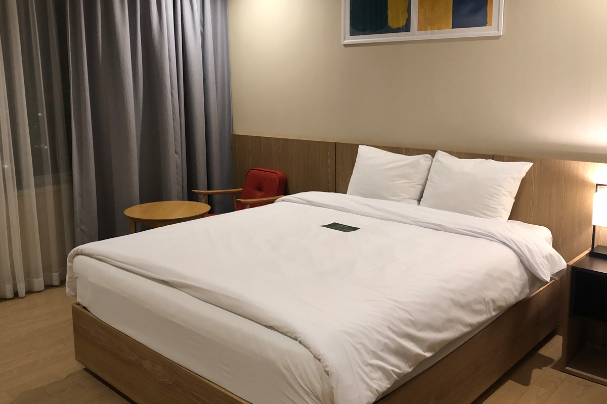 Phòng giường đôi sang trọng và ấm áp tại LAHAN HOTELS, Jeonju