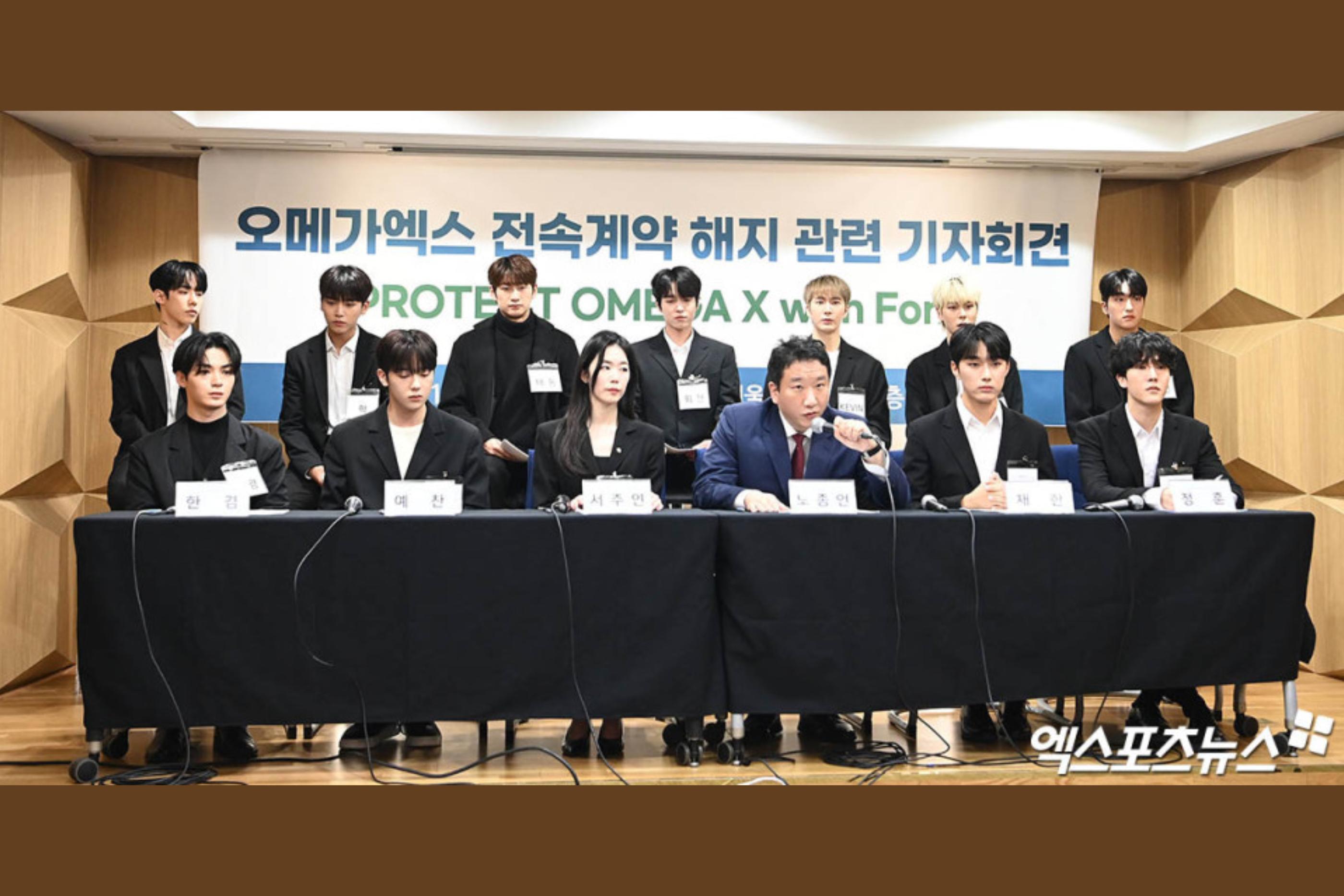 OMEGA X、涙の記者会見…代表の暴言･セクハラ被害を主張