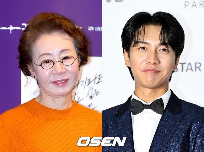 ユン・ヨジョンとイ・スンギの画像。OSENニュースによる、ユン・ヨジョンの決別説とイ・スンギの内容証明発送に関する記事関連写真。