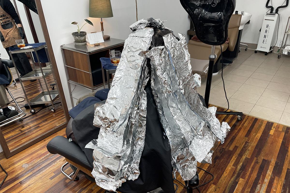 韓国ヘアサロン 龍山 mood'e ソウル 韓国美容 K-beauty オンブレ バレイヤージュ グラデーションカラー