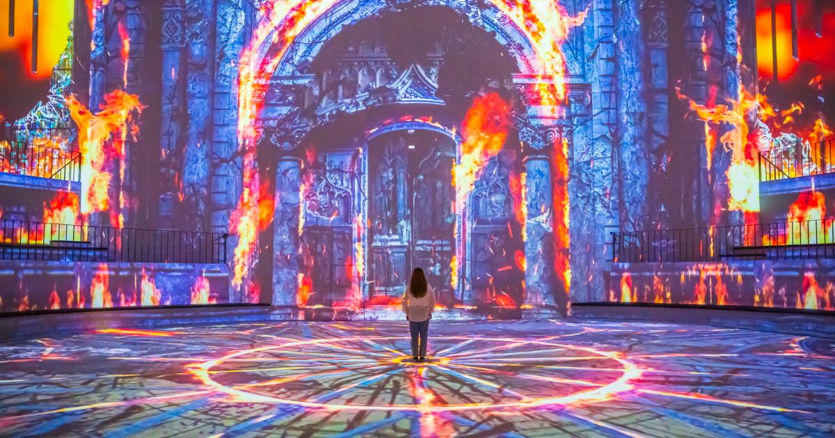 Exposición de arte multimedia del supermercado Nohyeong