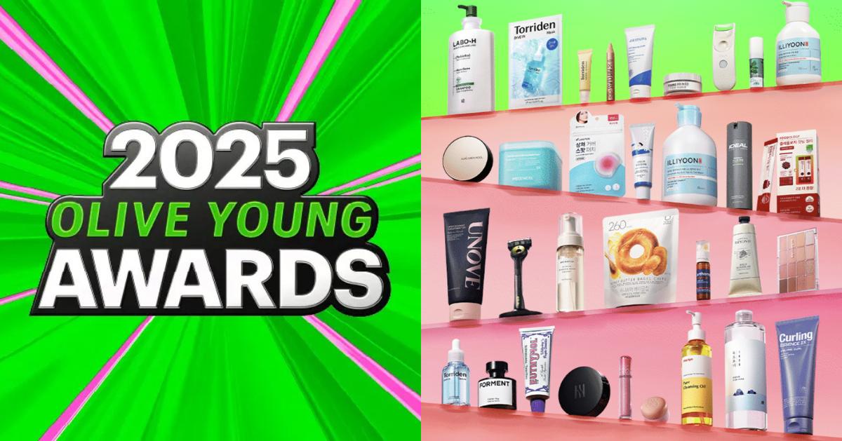 Olive Young年度各類銷售冠軍