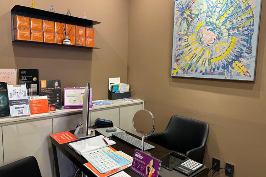 韓國美容中心肉毒桿菌治療效果圖解, 展示抗皺和皮膚改善技術