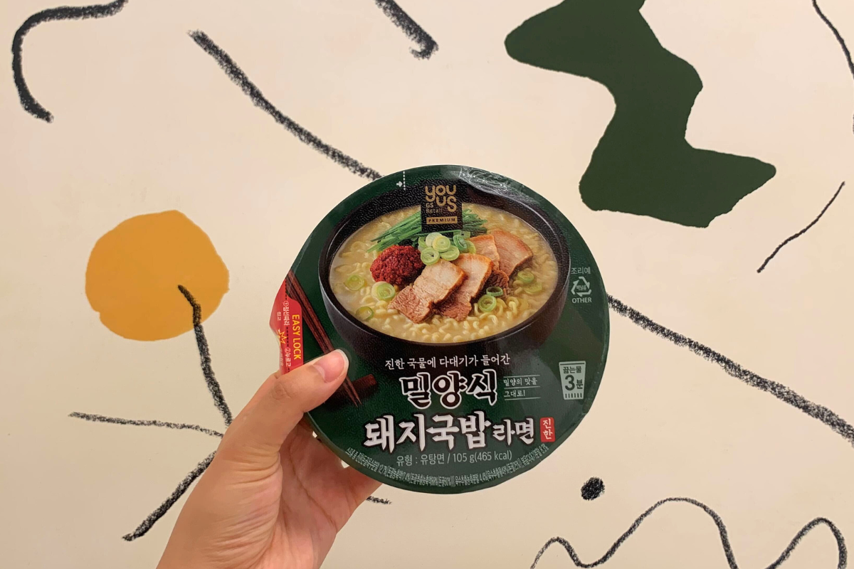 韓國便利店小食 韓國便利店新產品 GS25豬肉湯飯即食麵