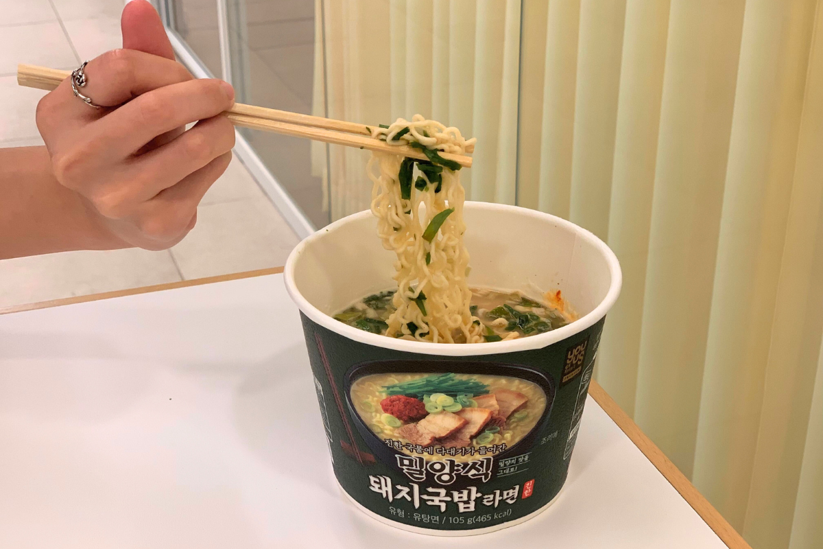 韓國便利店小食 韓國便利店新產品 GS25豬肉湯飯即食麵