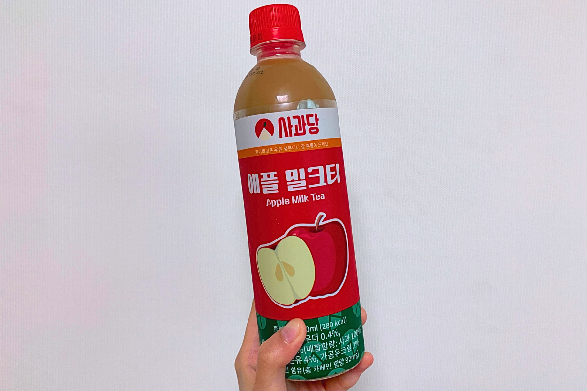 韓國最新小食分享 GS25 蘋果堂蘋果奶茶