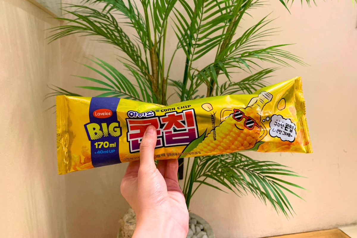 韓國最新小食分享 GS25 Corn Chip雪糕
