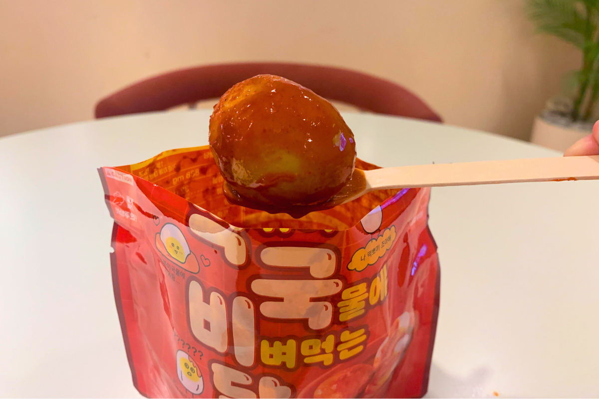 韓國最新小食分享 GS25 辣炒年糕醬雞蛋