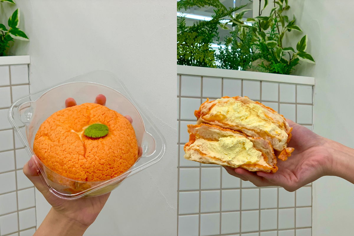 韓國便利店小食 韓國便利店新產品 CU 延世濟州凸頂柑忌廉包