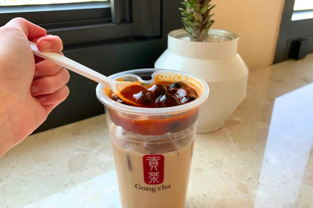 韓國最新小食分享 貢茶辣炒年糕