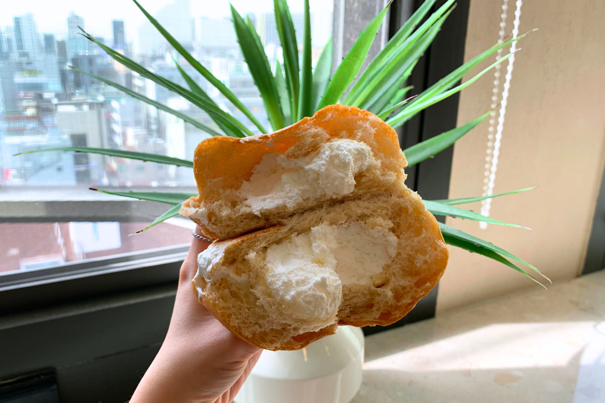 韓國最新小食分享 CU 延世希臘乳酪忌廉包