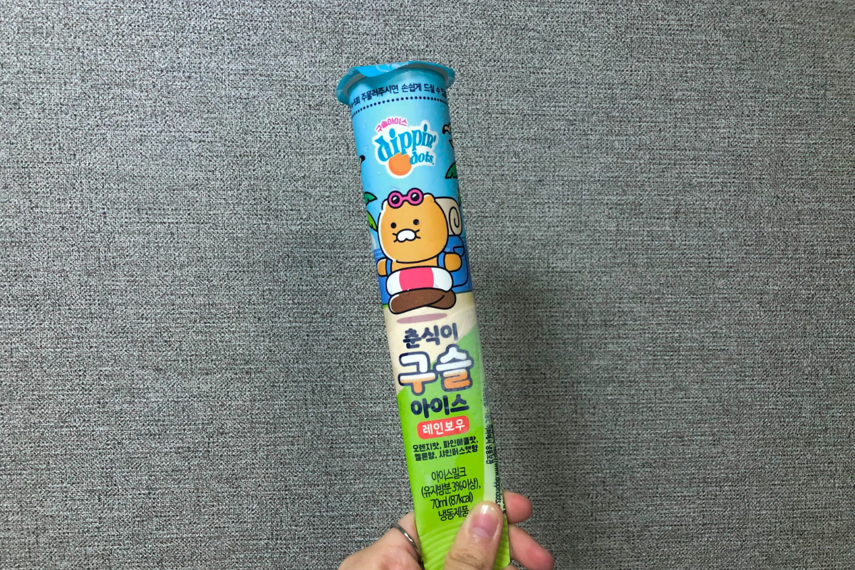 韓國便利店小食 春植粒粒雪糕