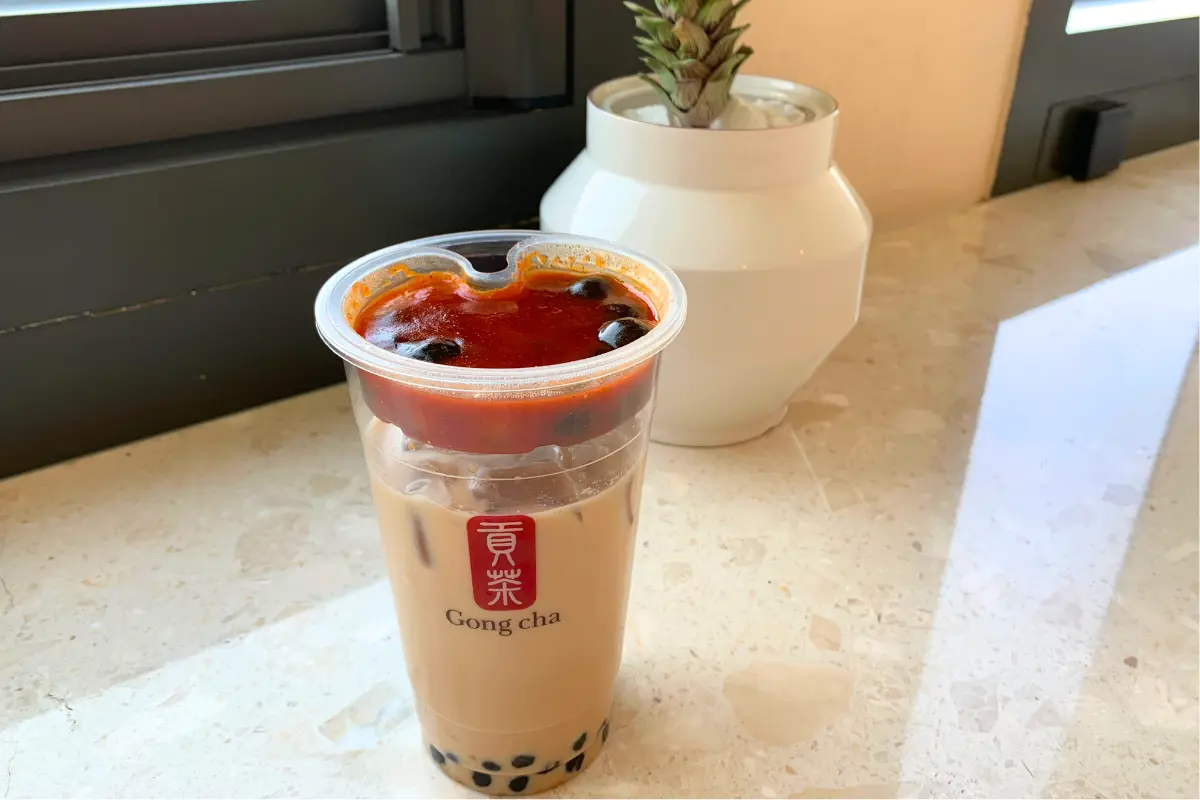 韓國最新小食分享 貢茶辣炒年糕