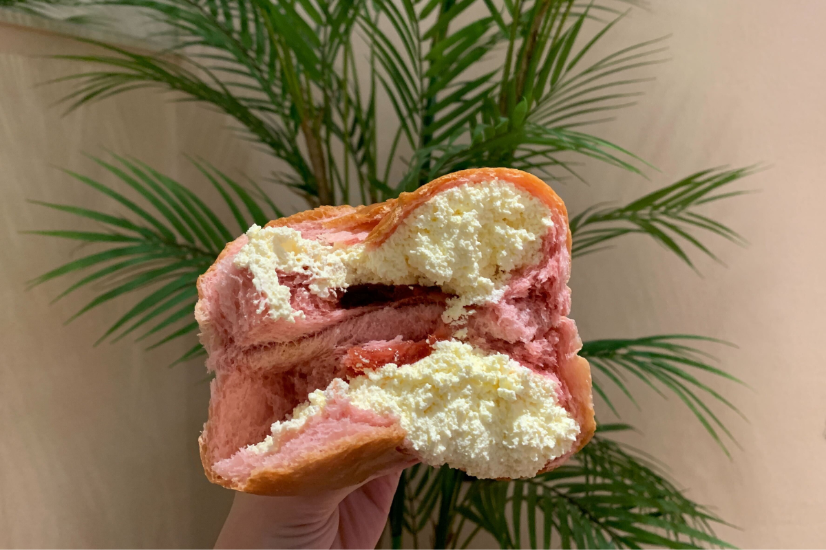 韓國便利店小食分享 延世士多啤梨香蕉忌廉包