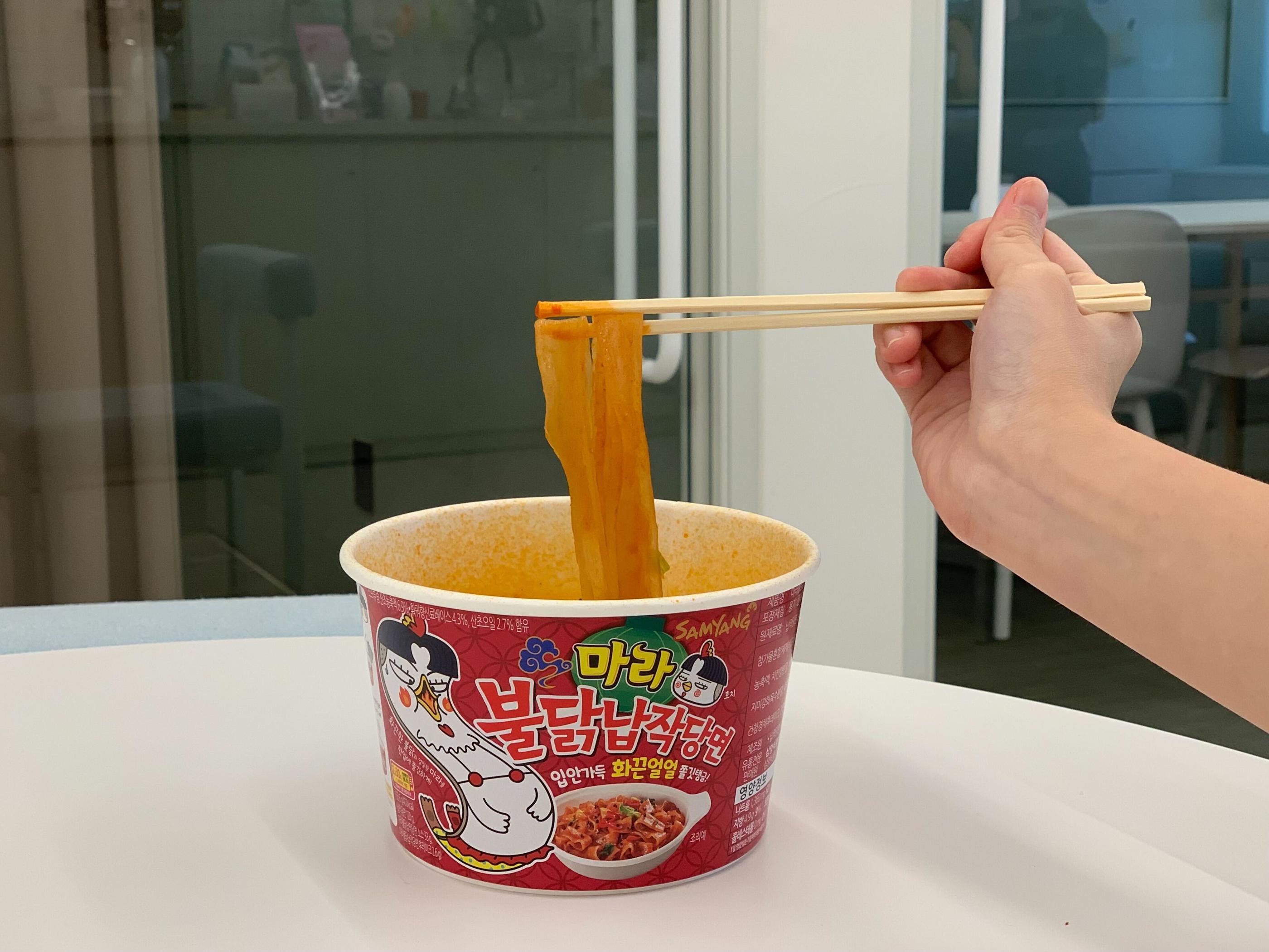 韓國便利店小食 韓國便利店新產品 GS25 三養麻辣紅薯寬粉