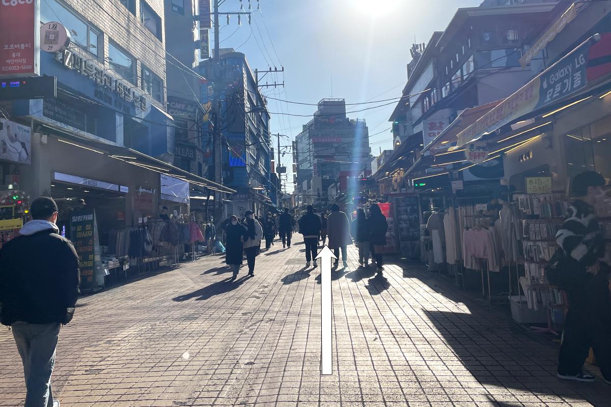 弘大 Waxing&Line 前往方法