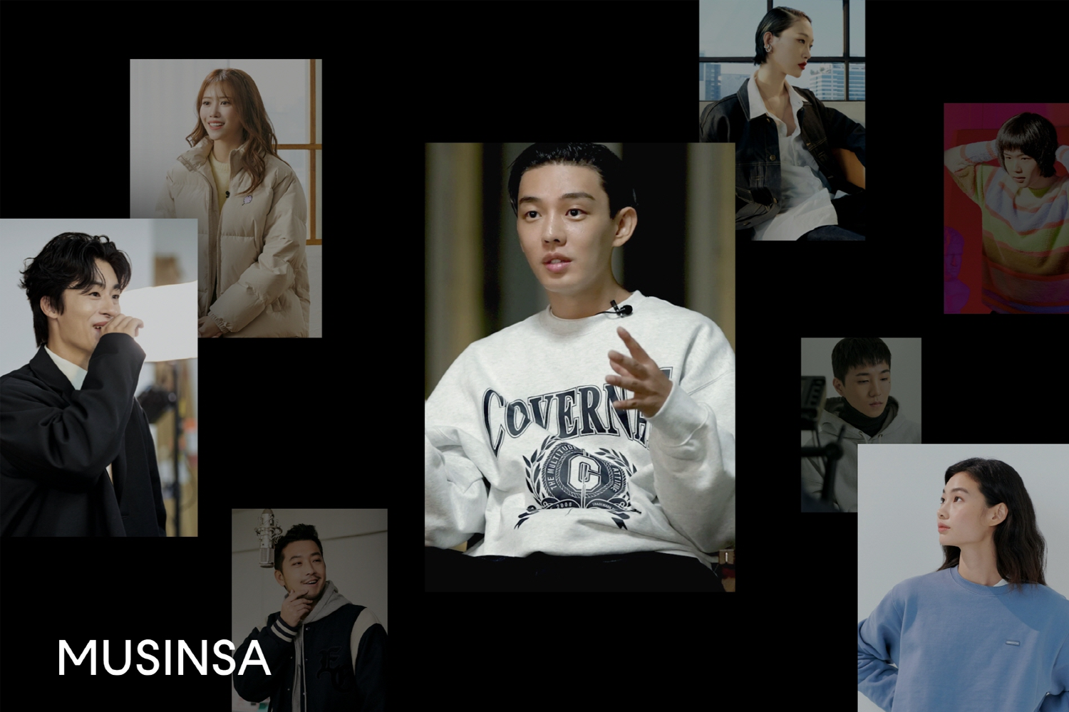 Thời trang đa dạng trên website Musinsa, trang web mua sắm nổi tiếng của Hàn Quốc cho giới trẻ.