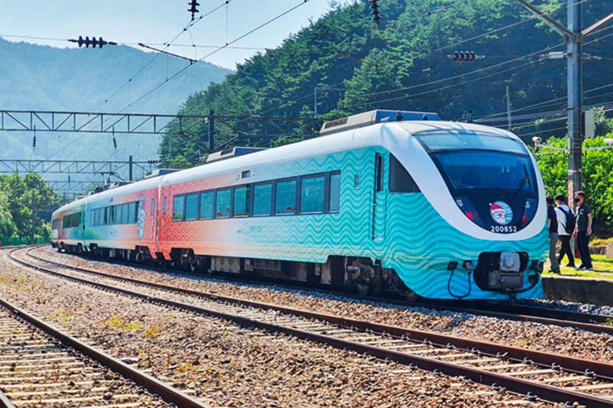 Các loại tàu ở Hàn Quốc, tàu tham quan hàn quốc Tàu East sea & Santa village Train