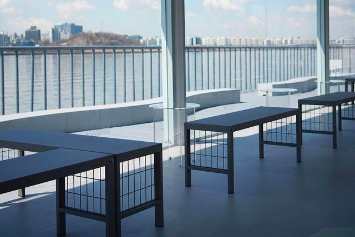 quán cafe view sông Hàn đẹp nhất Seoul 