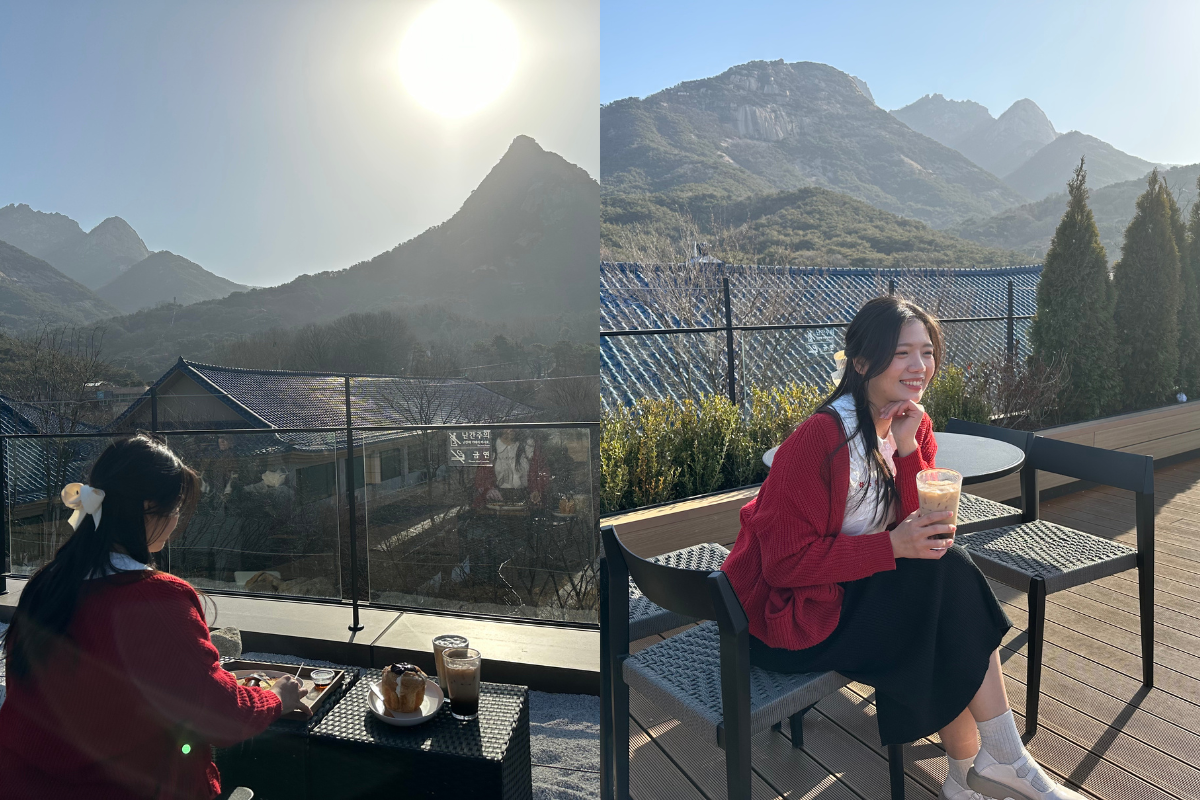 韓国旅行、韓国カフェ、韓国スタバ、スタバ、スターバックス、スタバ限定、ザ北漢山店、恩平、ウンピョン、北漢山、プッカンサン、韓国スタバMD、スタバグッズ、ブランチ、よもぎラテ