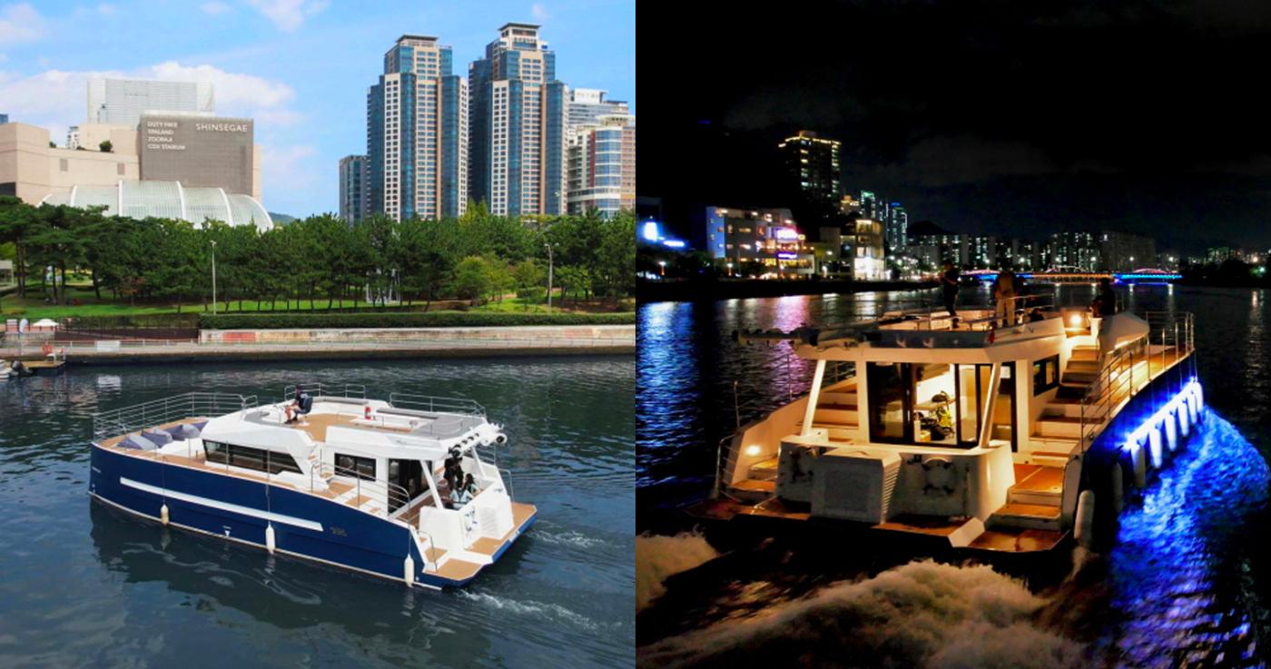 ล่องเรือที่ปูซาน Haeundae River Cruise
