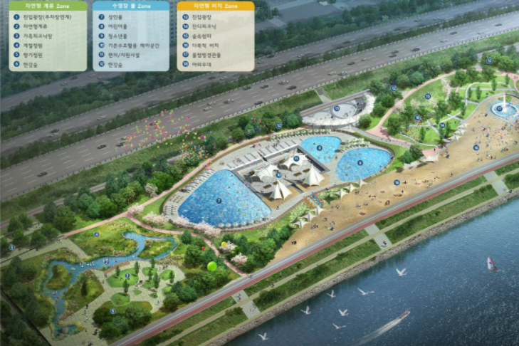 漢江、漢江開発、漢江開発計画、グレート漢江プロジェクト推進計画、グレート漢江、グレート漢江プロジェクト、ソウル、ソウル市、漢江ゴンドラ、漢江観覧車、漢江展望台、ノドゥルソム、ソウルの森、汝矣島漢江公園、トゥッソム