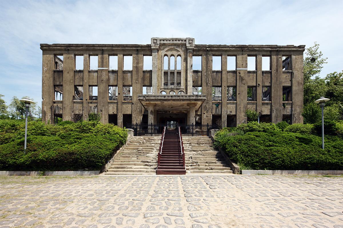 Hiện trạng tòa nhà của Trụ sở Đảng Lao động tại Cheorwon, minh chứng đau thương của Chiến tranh Triều Tiên.