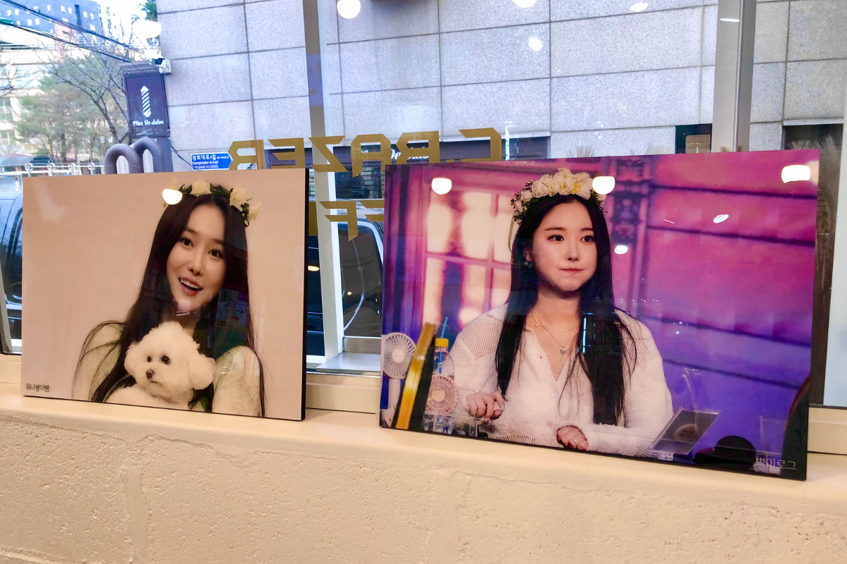 Brave Girls玟瑩 Cafe 裝飾