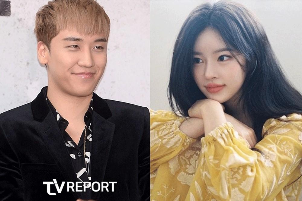 韓国の男性アーティストV.Iと彼の熱愛説で知られるインフルエンサーのユ・ヘウォンの撮影物。TV REPORTのクレジット付き。