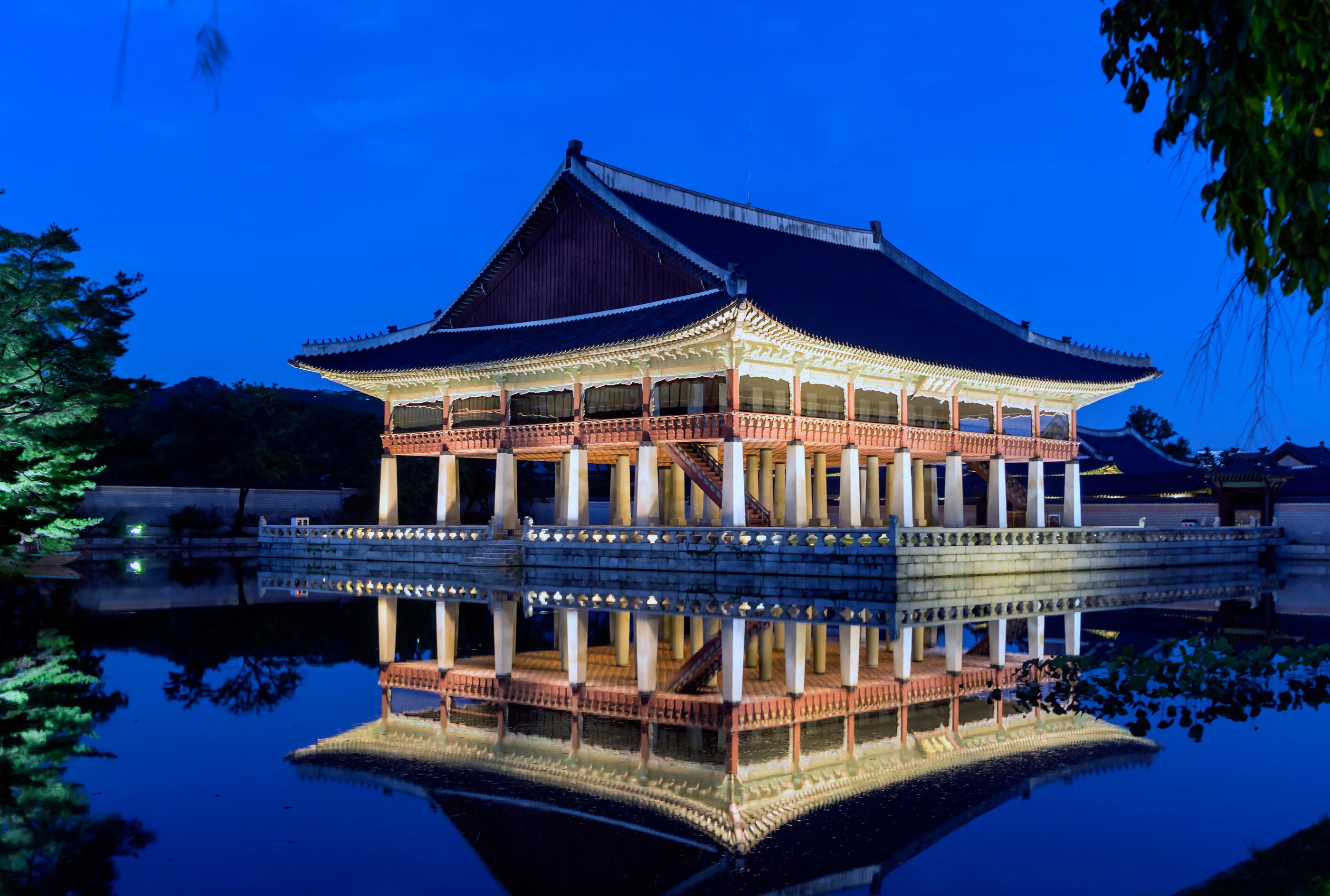 韓国旅行 ソウル ソウル旅行 景福宮 韓国宮殿 景福宮夜間特別観覧 韓国文化 韓国夜 ソウル夜景