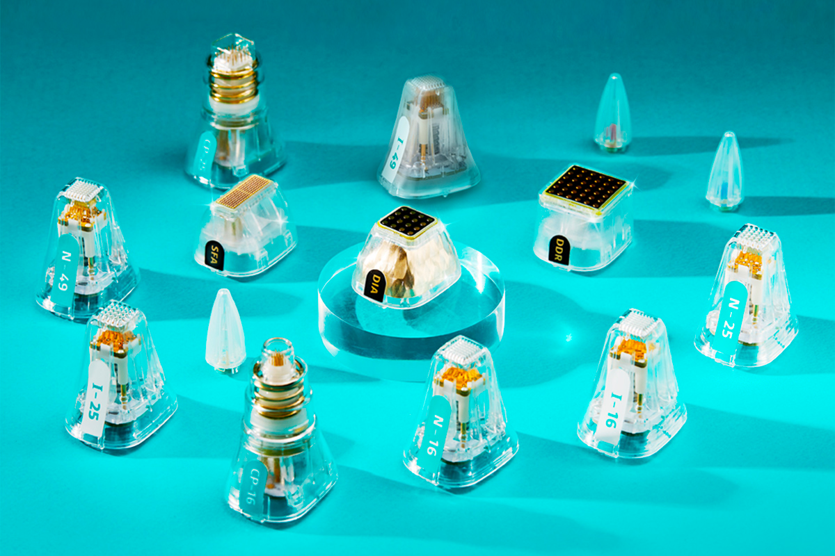 皮肤管理所用的微针图