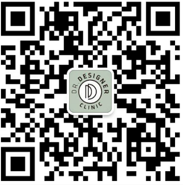 DR. DESIGNER 클리닉의 온라인 컨설팅 QR 코드 - 24시간 가능 및 다국어 지원