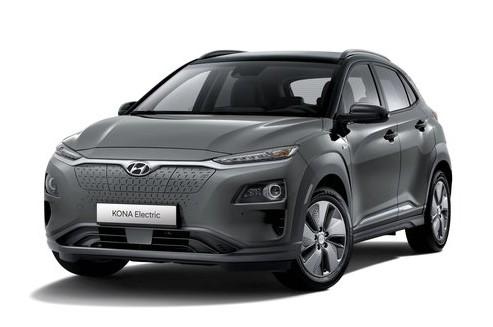 Hyundai KONA Electric, ein umweltfreundliches Mietfahrzeug auf Jeju Island.