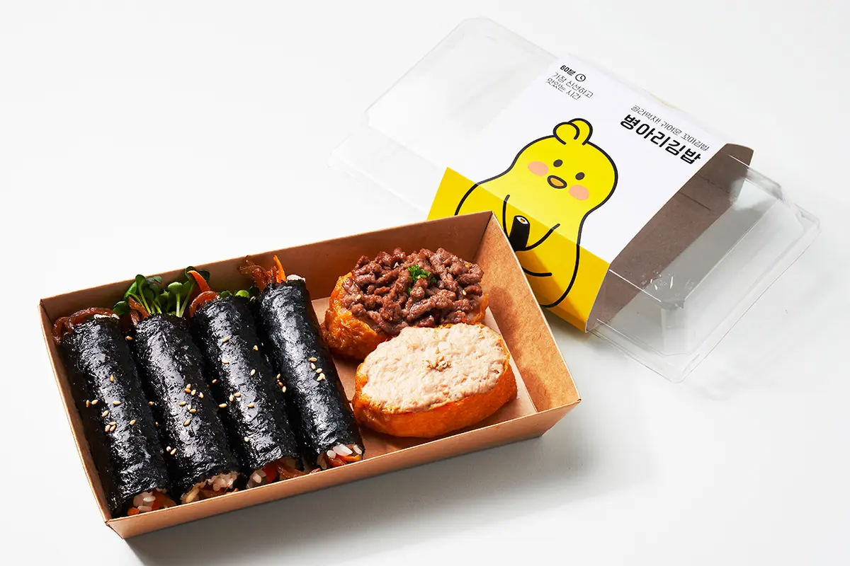 韓国旅行 ソウル旅行 明洞 ソウル キンパ 韓国料理 明洞グルメ ピョンアリキンパ ソウルグルメ