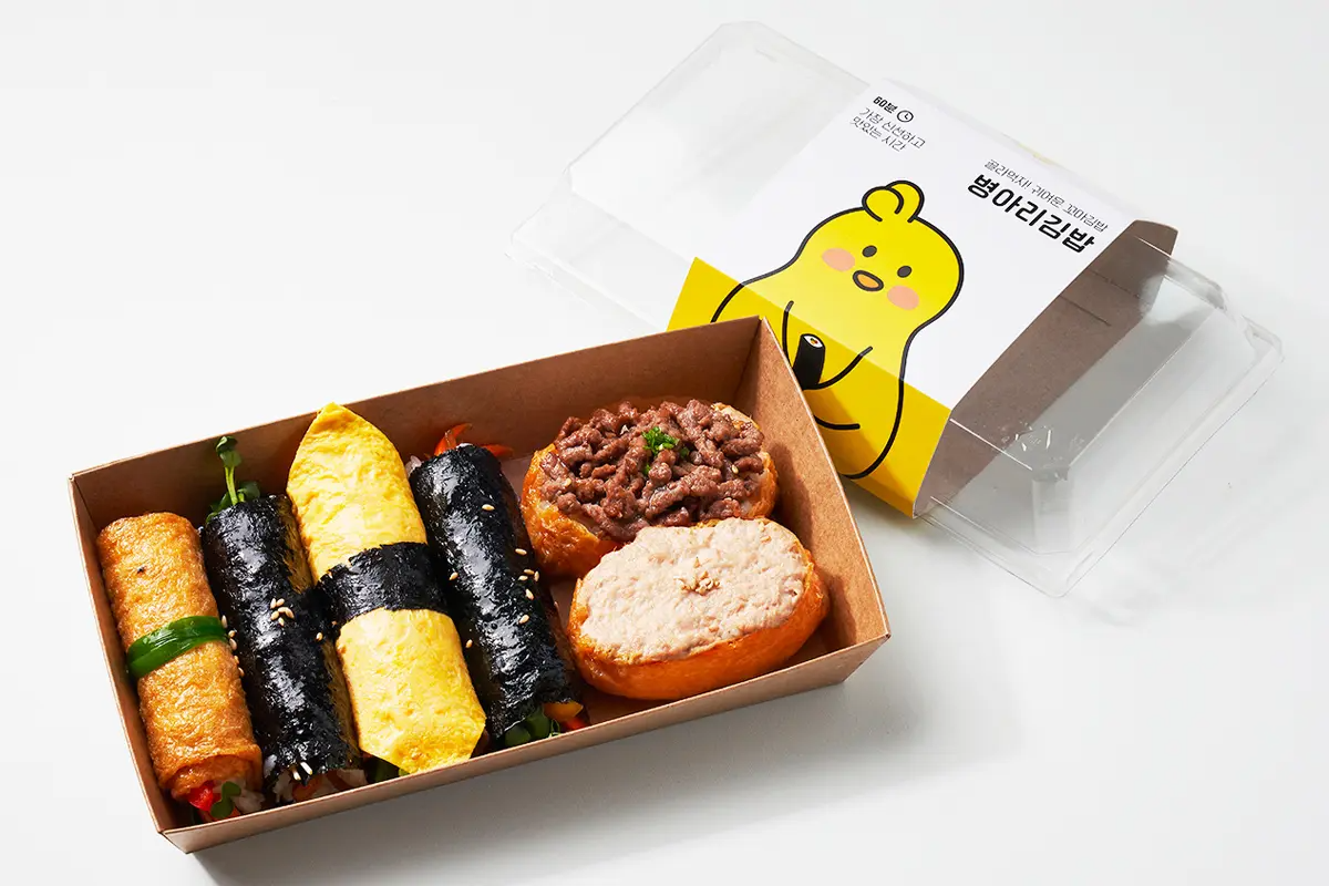 韓国旅行 ソウル旅行 明洞 ソウル キンパ 韓国料理 明洞グルメ ピョンアリキンパ ソウルグルメ