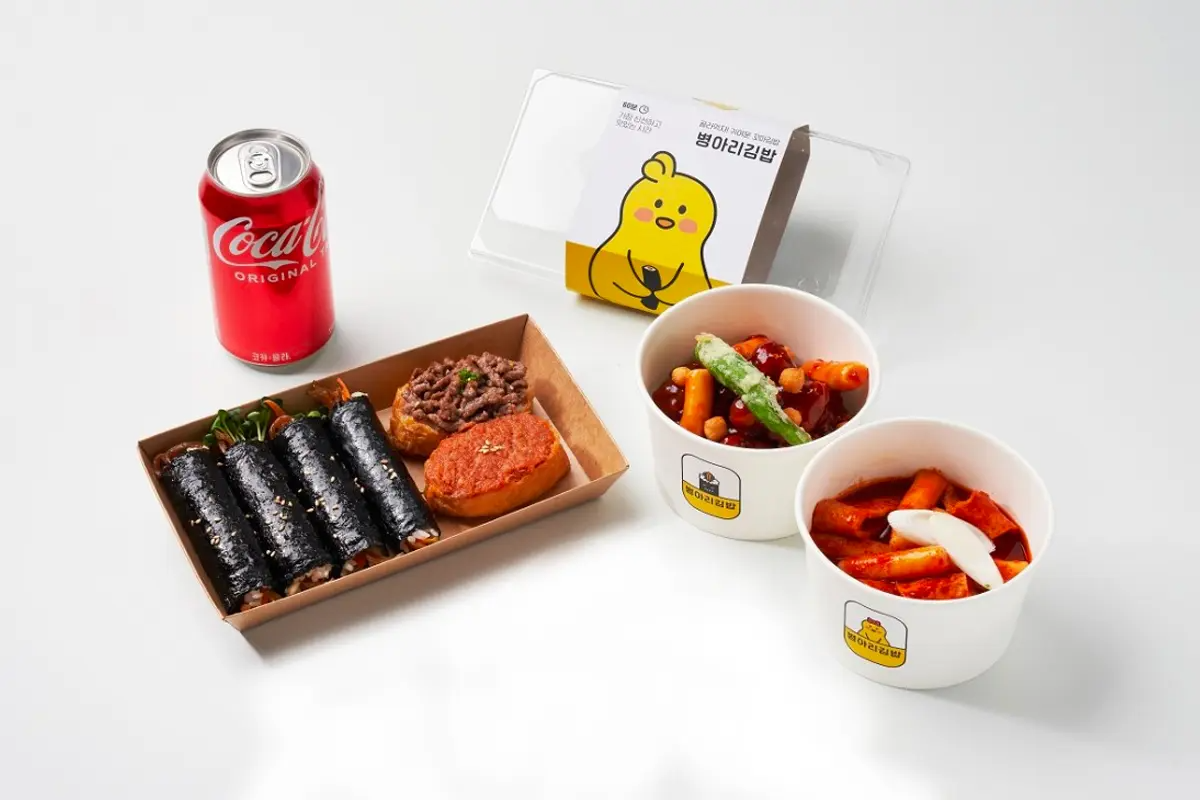 韓国旅行 ソウル旅行 明洞 ソウル キンパ 韓国料理 明洞グルメ ピョンアリキンパ ソウルグルメ