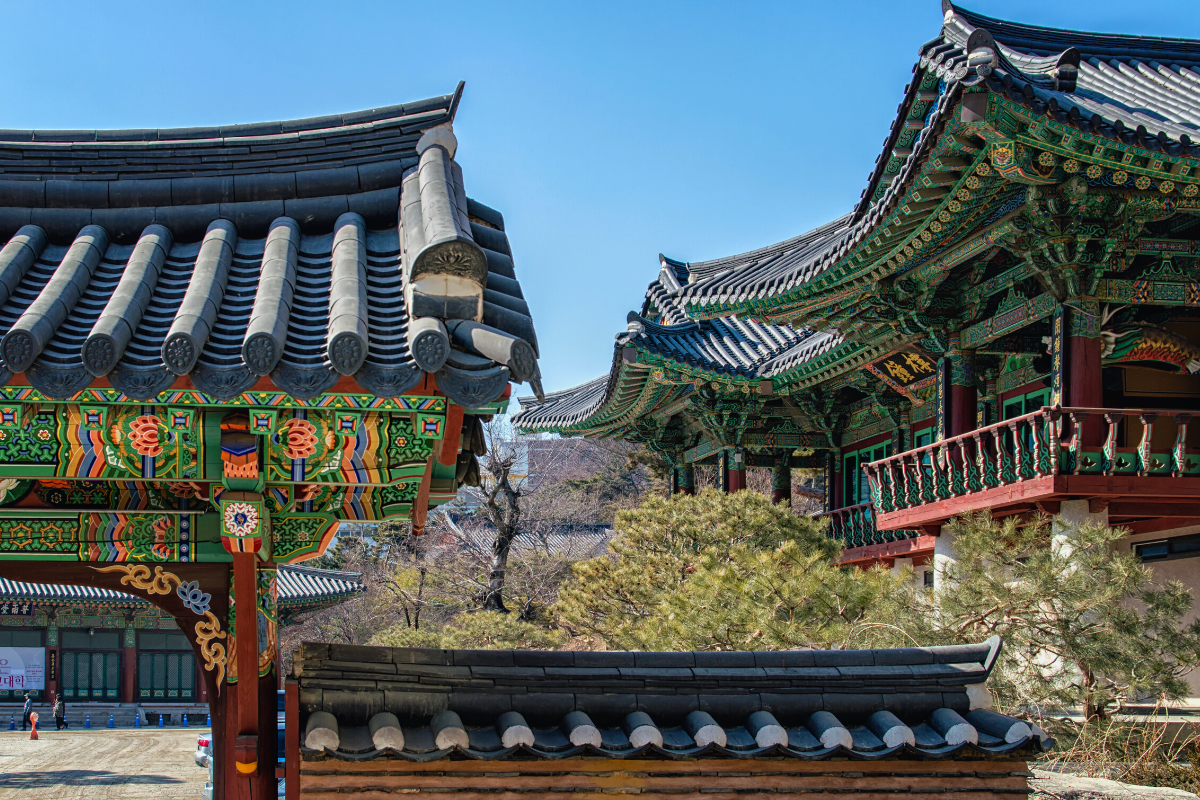 Chùa Bongeunsa ở gangnam, seoul