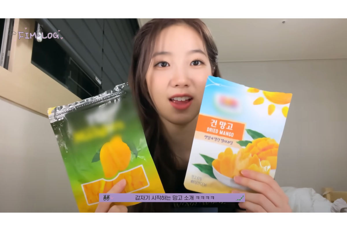 韓星推薦食物配搭 LE SSERAFIM KAZUHA  芒果乾乳酪