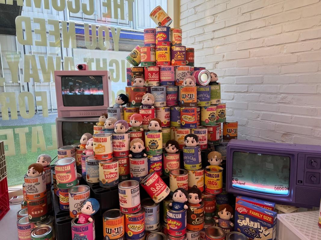 NCT CCOMAZ GROCERY STOREのちびぬいぐるみ。今回特別登場した人気キャラクター。