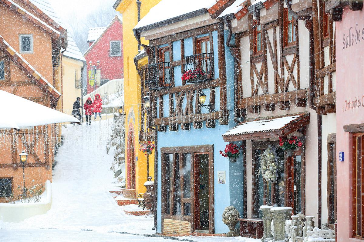 mùa đông tại Petite France, Hàn Quốc