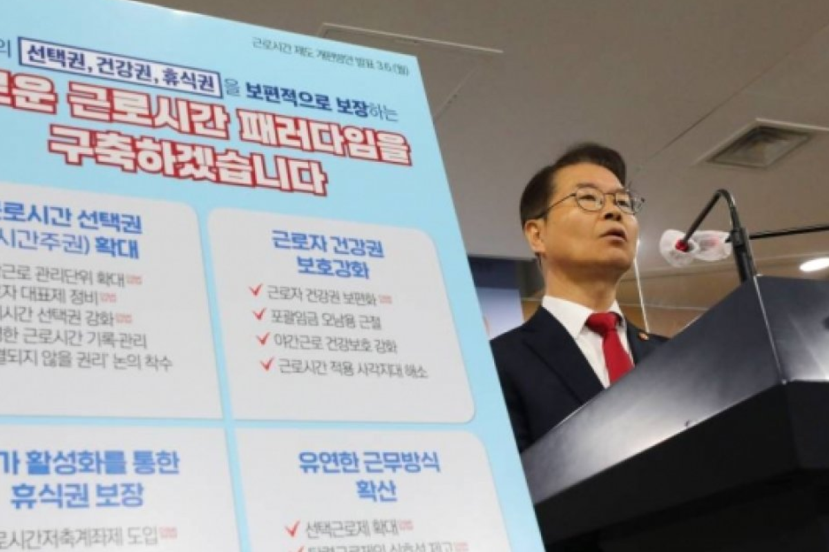 韓國標準工時 每星期69小時 詳細內容