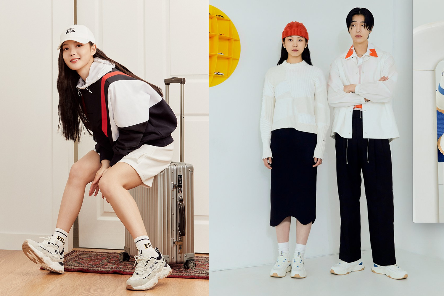 FILA Rayflide运动鞋搭配各种穿衣风格，时尚又百搭，特别针对女性设计的鞋型。