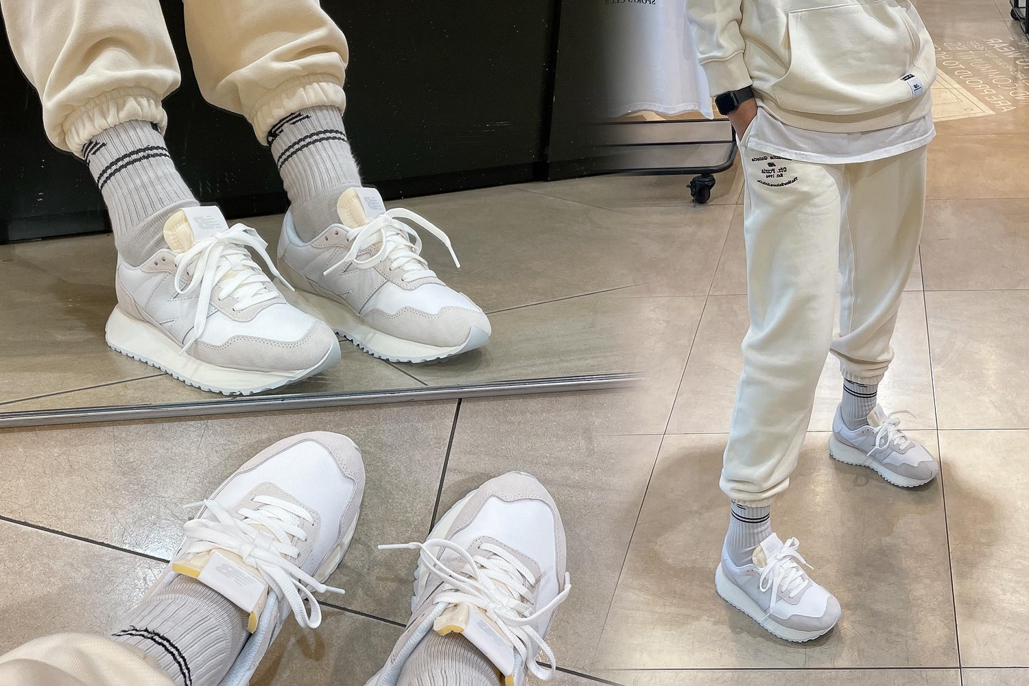 New Balance MS237运动鞋，以麂皮装饰和N LOGO突显时尚理念，适合潮流爱好者。